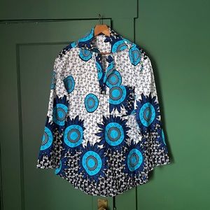 Men’s Collar Pullover Floral Short